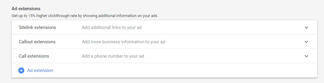 21. Ad Extensions